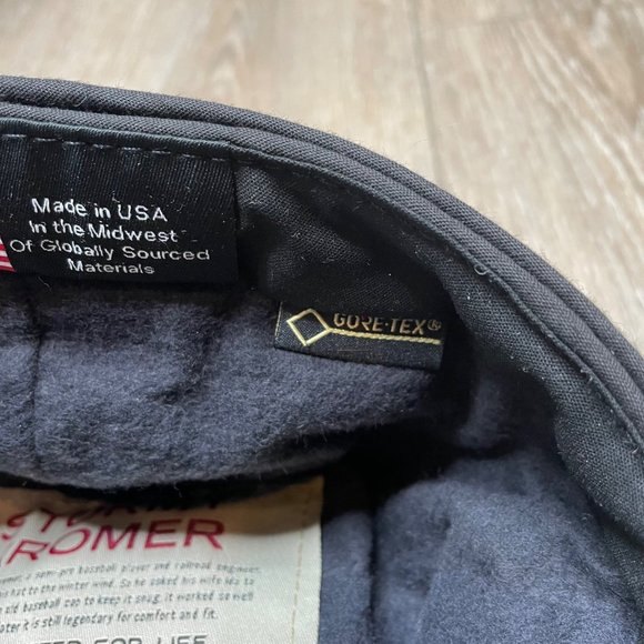 Stormy Kromer Original Gore-Tex Hat Size 7 1/8 Wool Blend Waterproof - Picture 7 of 8